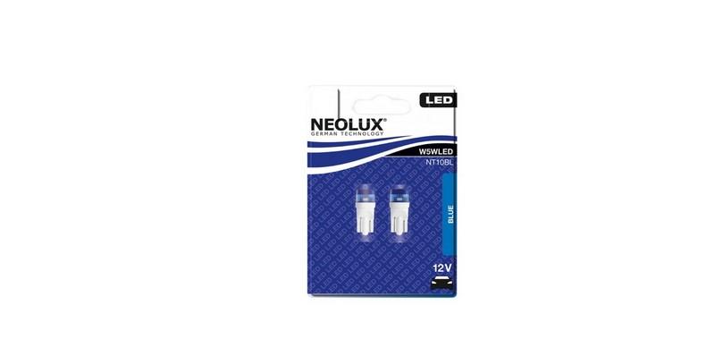 NEOLUX 12V DİPSİZ AMPUL T10 TEK LEDLİ MAVİ (2 AD)
