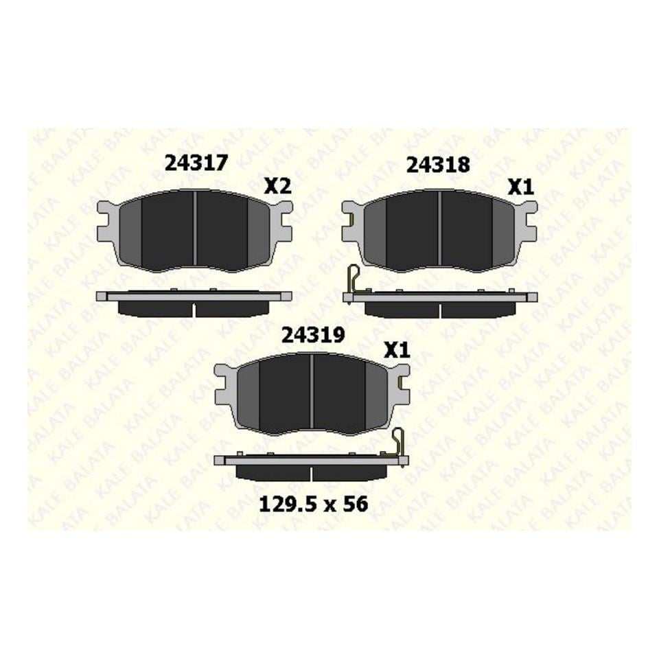 ÖN FREN BALATASI HYUNDAI-KIA