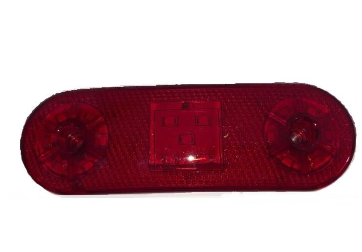 12V-24V YAN SİNYAL LAMBASI DORSE SİDE MARKER (17 LEDLİ) KIRMIZI