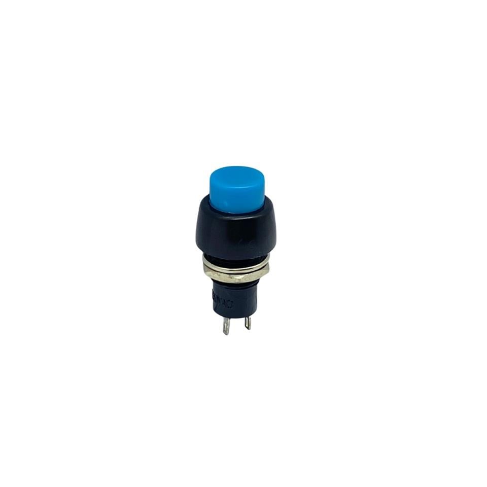 MİNİ BUTON PLS (KALICI) (ON/OFF) (10 MM) MAVİ DS-450