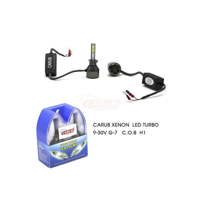 9-30V H1 XENON LED FAR AMPUL SETİ 4 LEDLİ 6500K 8000 LÜMEN COB LED