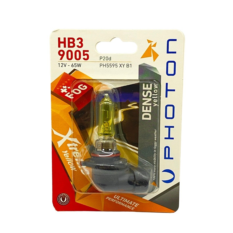 PHOTON 12V HB3 AMPUL 60W X-TREME YELLOW (SARI)