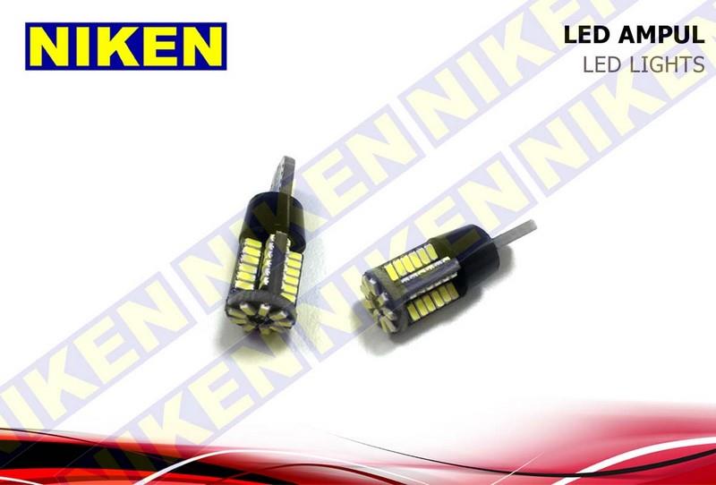12V DİPSİZ AMPUL T10/T15 (57 LEDLİ) BEYAZ CB (2 AD)