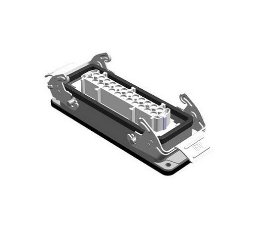 500V ÇOKLU MAKİNE UZATMA FİŞİ 24X16 A (DİŞİ) (PRİZ) METAL (MANDALLI)