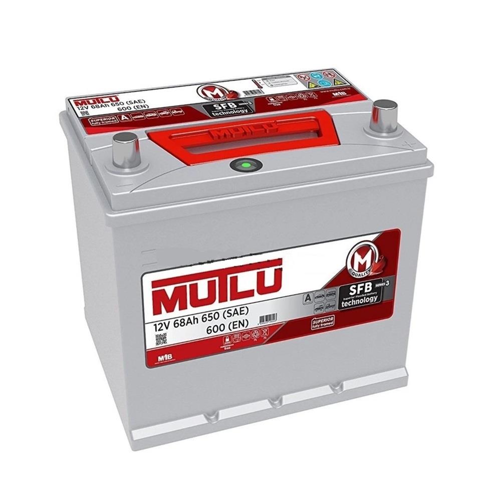 Mutlu Akü 12 V 68 Ah Yüksek Düz D23.68.060.C