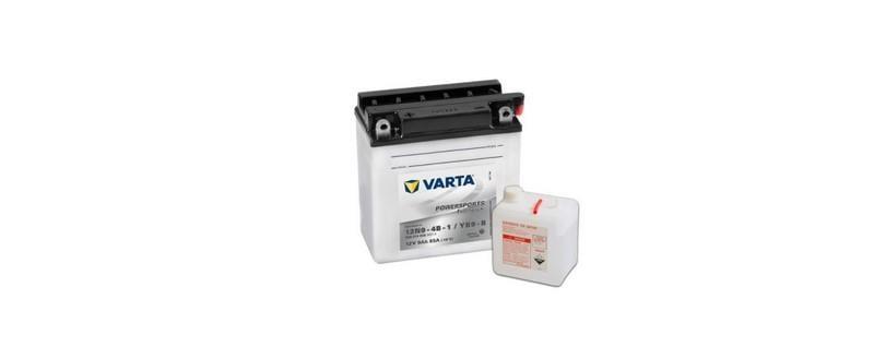 VARTA 12V 9 AH MOTOSİKLET AKÜSÜ 85 A (EN) (136*76*139) (YB9-B) (+/-) ** TERS **