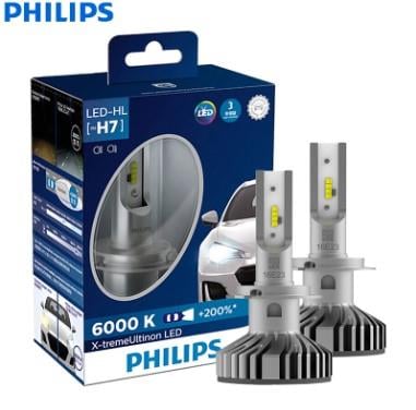 PHILIPS 12V H7 XENON LED FAR AMPUL SETİ 6000K CSP LED