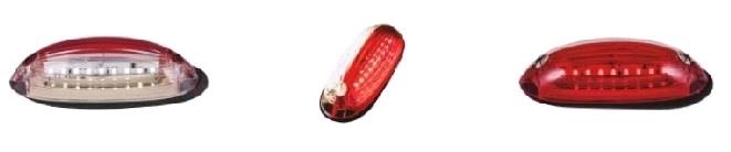 12V-24V TAMPON İZ LAMBASI-PLAKA LAMBASI 18 LEDLİ (KIRMIZI-BEYAZ) UNIVERSAL