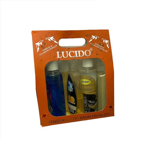 OTO BAKIM SETİ TOZ BEZI+SÜNGER (RENKLİ KUTU) (3 PARÇA)