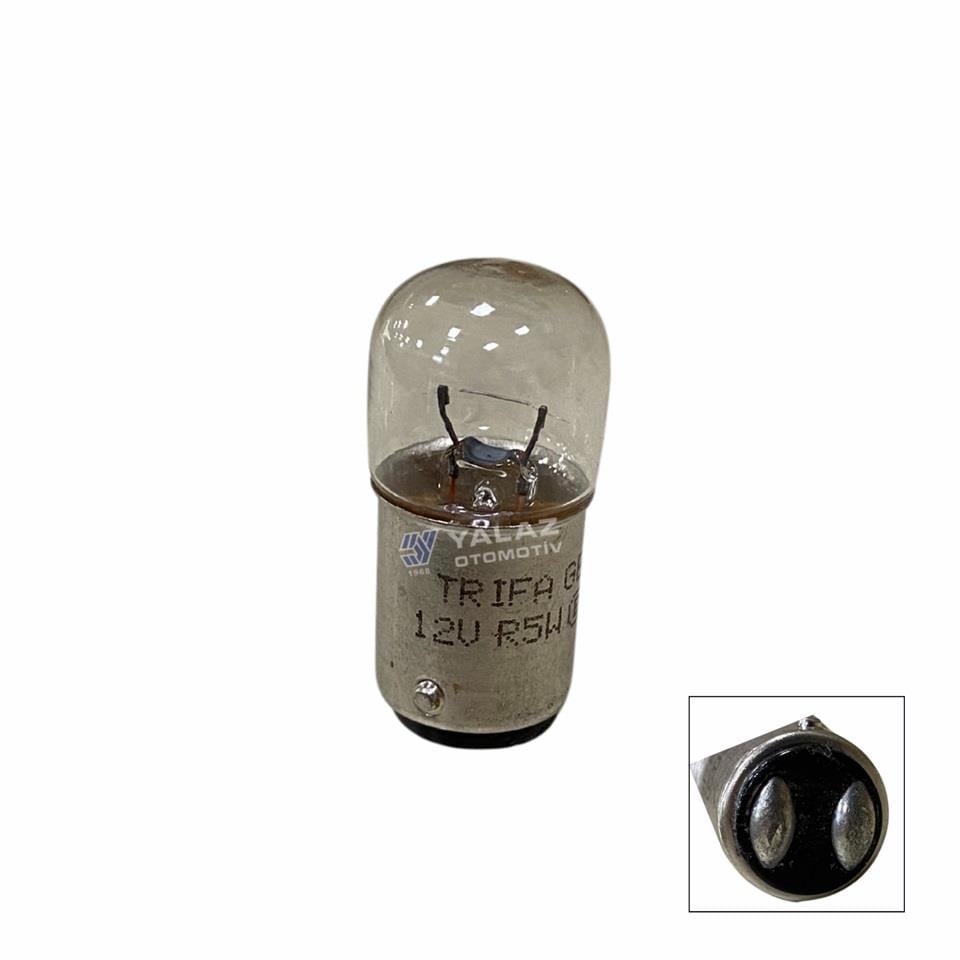 TRIFA 12V 68 AMPUL 5W (ÇİFT DUY TEK FLAMAN) (BA15d) MARİN GERMANY