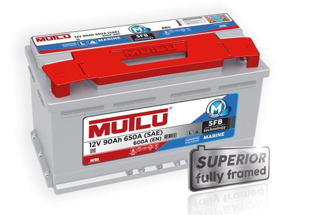 MUTLU 12V 90 AH AKÜ SFB 600 A (EN) (353*175*190) (MARİN) (88 AH TİPİ)