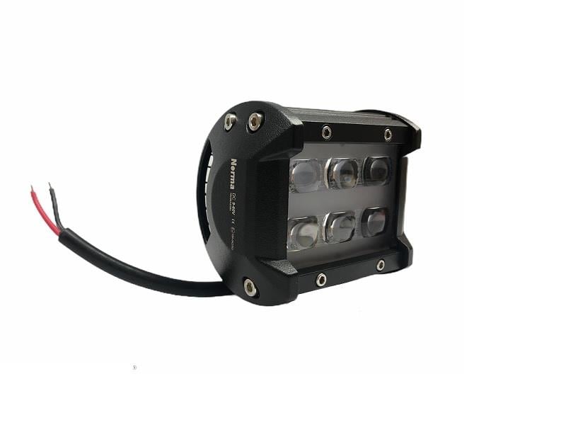 NORMA 9V-60V LED BAR OFF-ROAD ÇİFT SIRA BEYAZ (6 X 3W) (93*78*65 MM)
