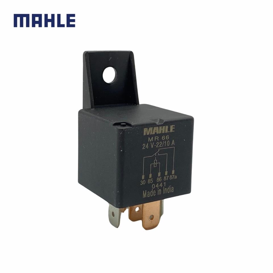 MAHLE 24V RÖLE 5 UÇLU 22 A/10 A (ÇİFT PLATİN) (30-85-86-87-87a)