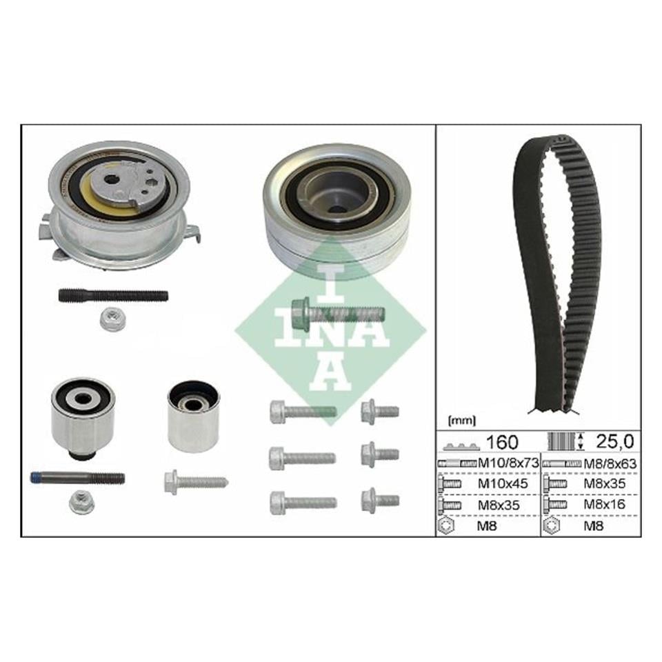 INA EKSANTRİK KAYIŞ SETİ (TRİGER) AUDI-SEAT-SKODA-VW