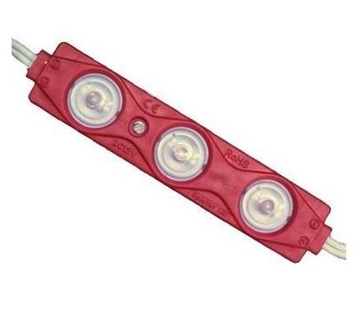 12V PARMAK LAMBA MERCEKLİ 3-LEDLİ KIRMIZI (67*15 MM)
