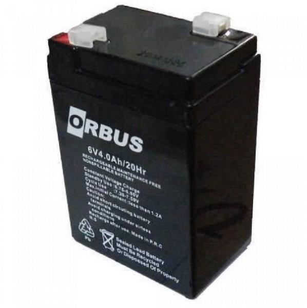 ORBUS 6V 4 AH AKÜ KURU TİP (70*48*101) (0,66 KG)