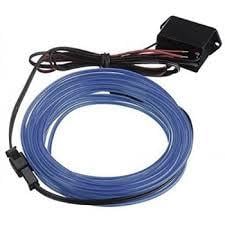 12V NEON IŞIKLI KABLO MAVİ TEK RÖLELİ (KABLOLU) (2 MT)