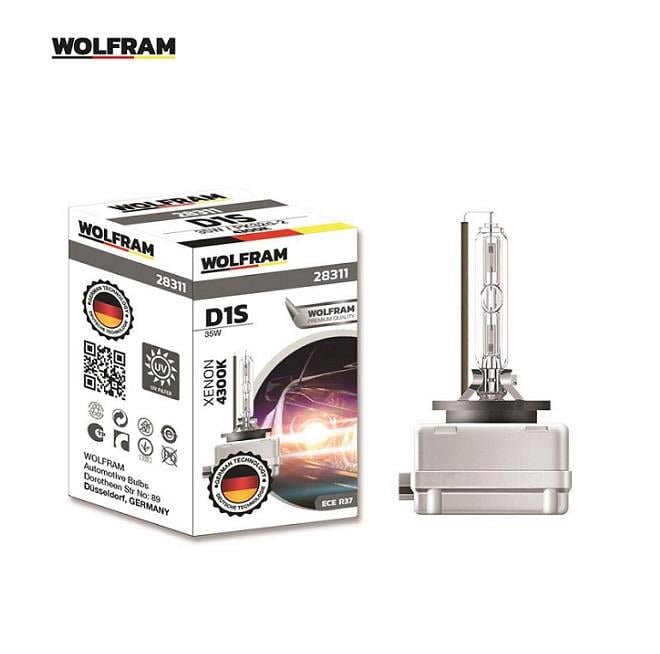 WOLFRAM 12V-85V XENON AMPUL D1S 35W 4300K GERMANY