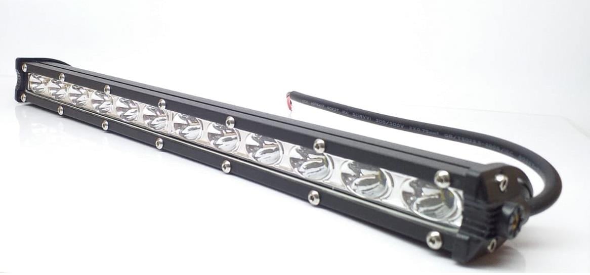 12V-24V LED BAR OFF-ROAD (12 LEDLİ) TEK SIRA İNCE DÜZ (32 CM) BEYAZ