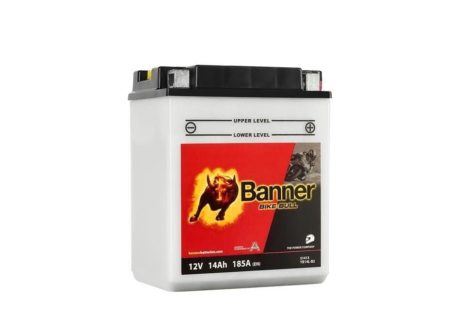 BANNER 12V 14 AH MOTOSİKLET AKÜSÜ 185 A (EN) (136*91*168) (YB14L-B2)