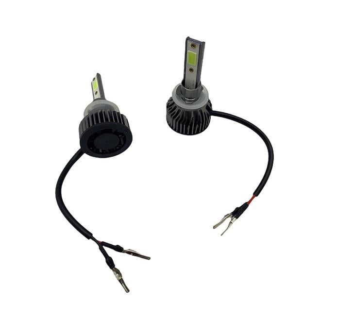 12V-24V H27 COB LED XENON FAR AMPUL SETİ 10.000K 8000 LÜMEN (BUZ MAVİ)
