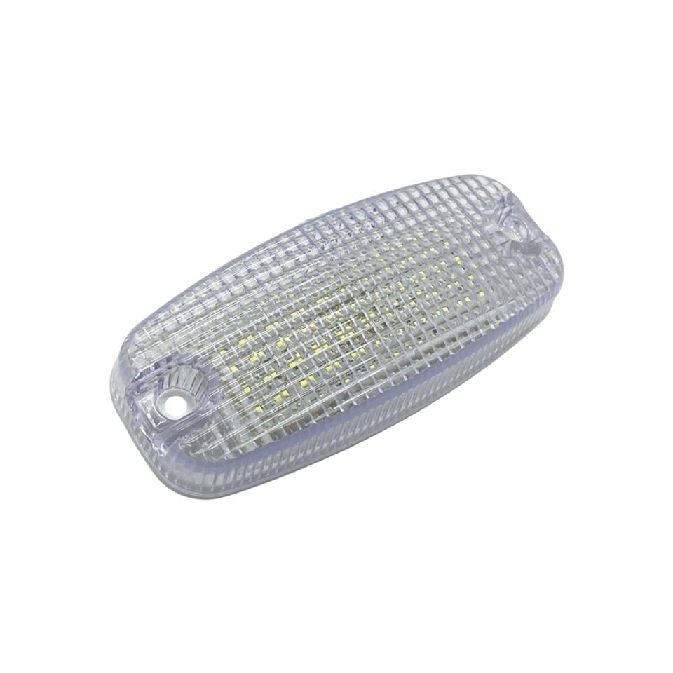 12V ÇAKAR LAMBA LEDLİ (BEYAZ/BEYAZ) (120*54 MM)