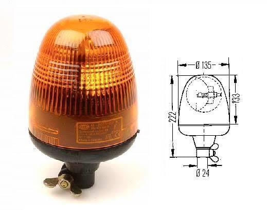 HELLA 12V DÖNER LAMBA BORU TİP (SARSINTIYA DAYANIKLI)