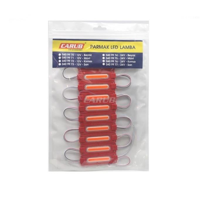 24V PARMAK LAMBA COB LEDLİ (KIRMIZI)