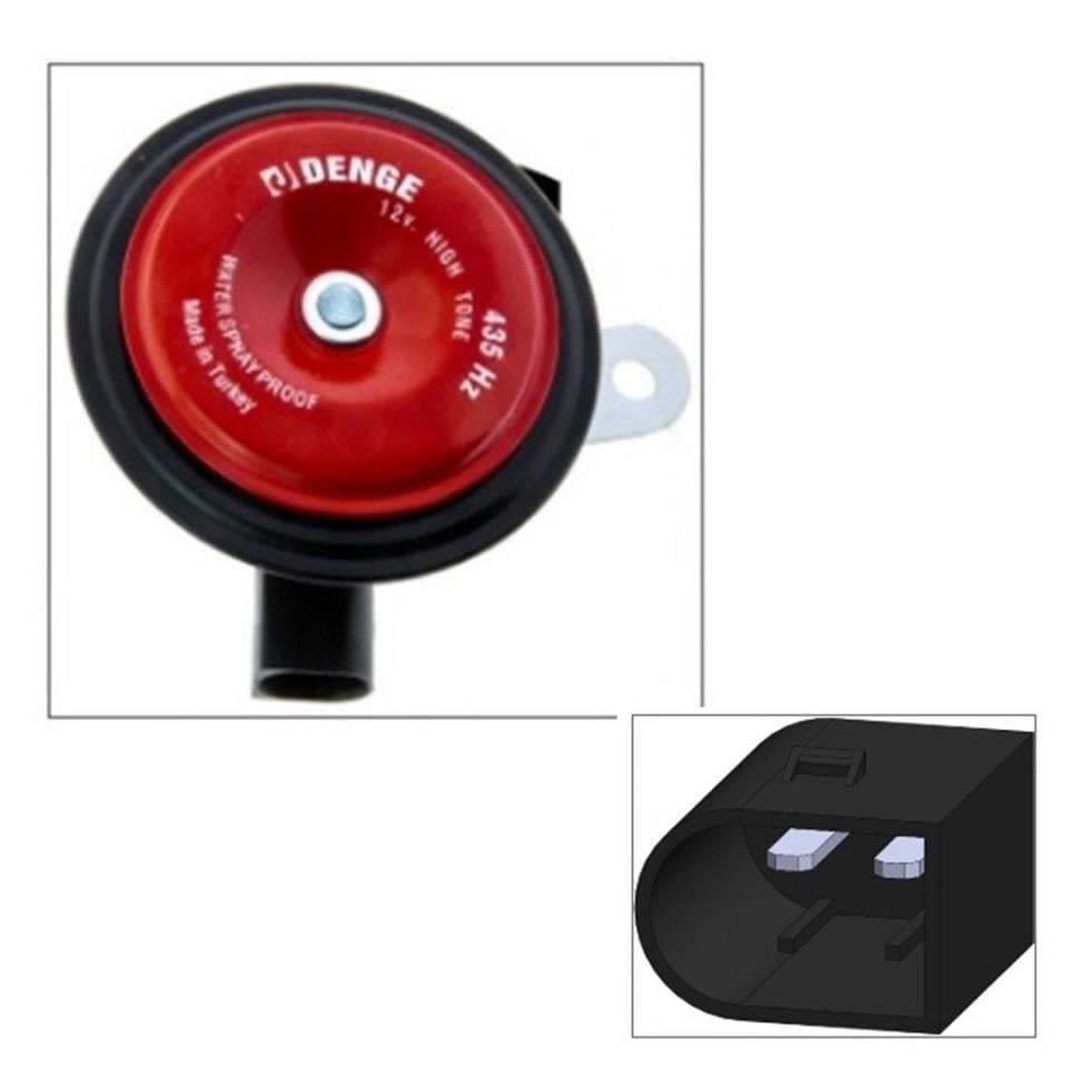 DENGE 12V DİDİT KORNA 435 HZ (FCI SOKETLİ) (ADET) AUDI-VW-MERCEDES