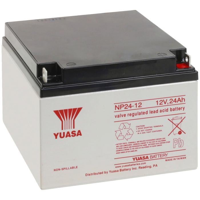 YUASA 12V 24 AH AKÜ KURU TİP (NP 24-12) (166*175*125)  