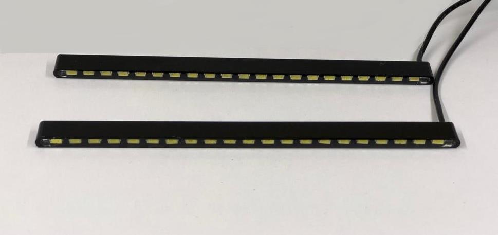 12V GÜNDÜZ SÜRÜŞ LEDİ BEYAZ (COB LED) 21 LEDLİ-İNCE (2 AD)