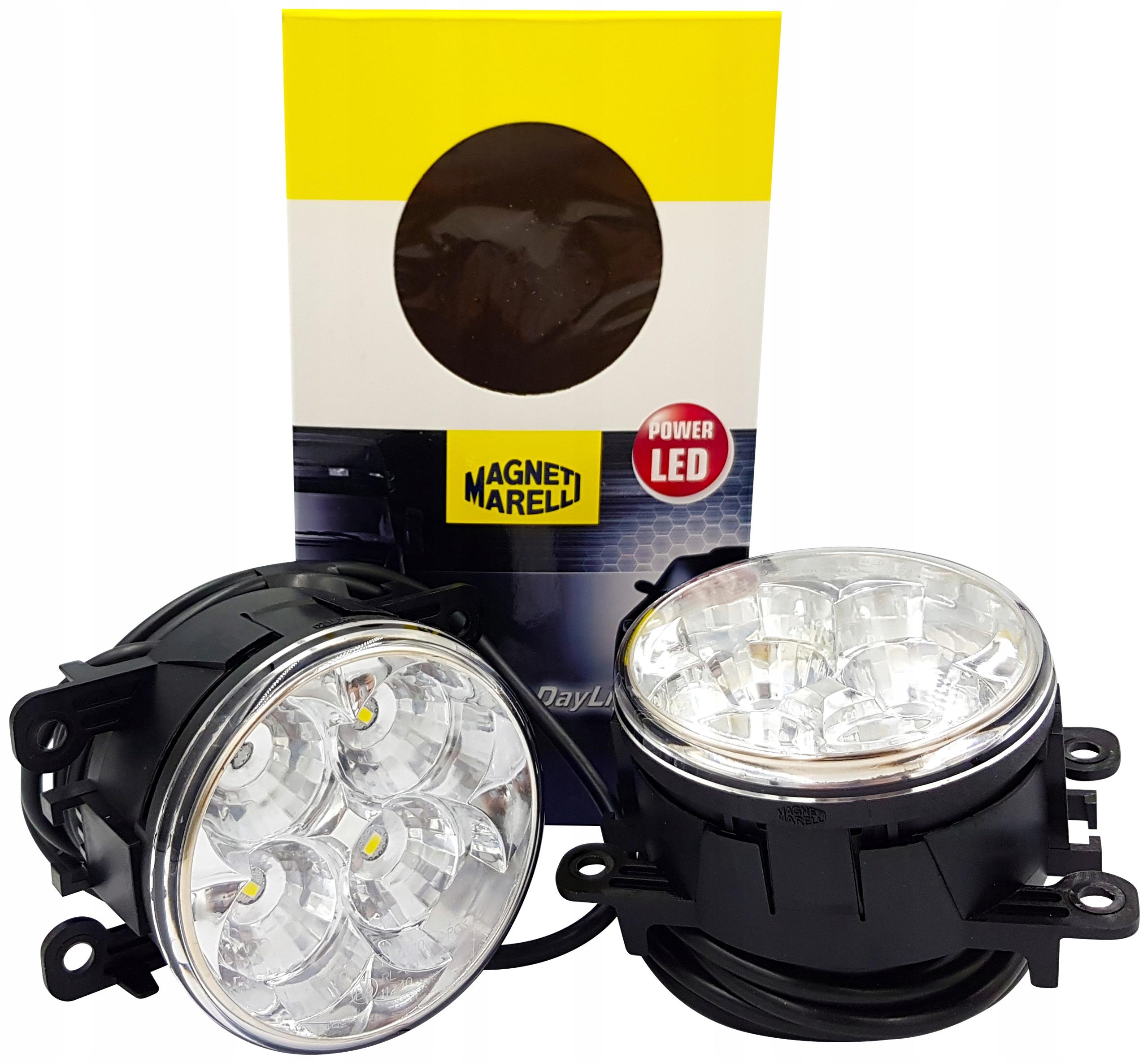 MARELLI 12V-24V GÜNDÜZ SÜRÜŞ LAMBASI 4-LEDLİ YUVARLAK 90 MM (SİS) (FONKSİYONLU) (2 AD)