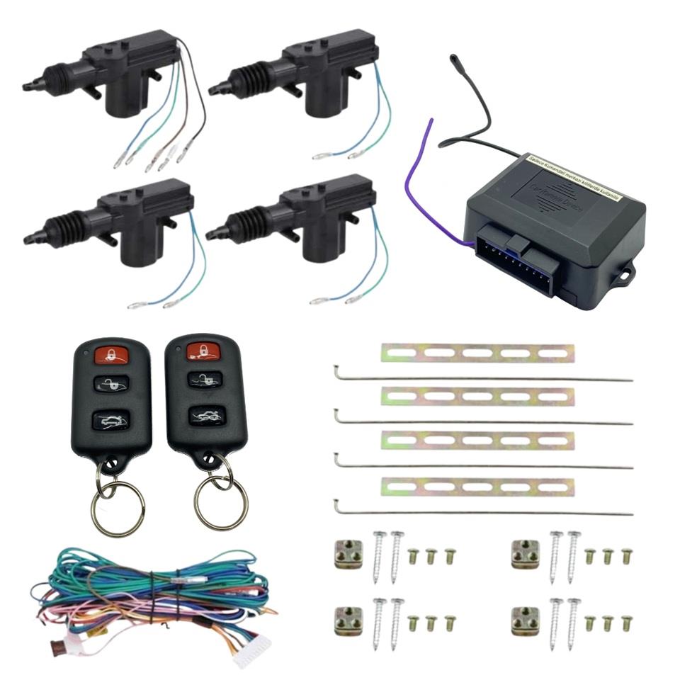 12V MERKEZİ KAPI KİLİT SETİ (KUMANDALI)