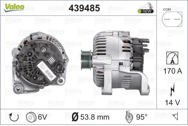 VALEO 12V ALTERNATÖR DİNAMO 170 A (COM/BSS) BMW 2002 >