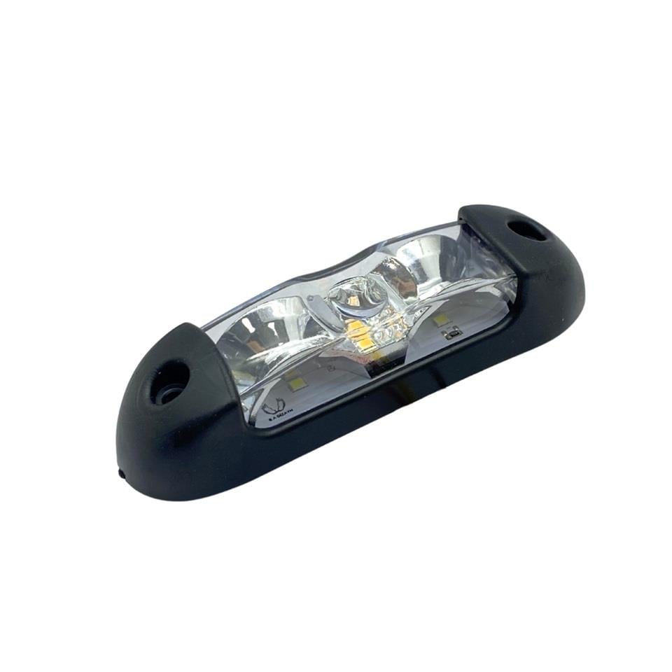 12V-24V YAN POZİSYON LAMBASI SİDE MARKER LEDLİ (SARI-KIRMIZI-BEYAZ) (121*34 MM)
