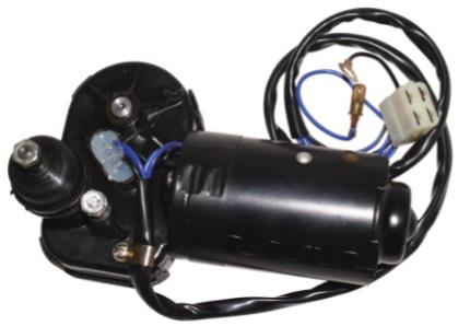 24V SİLECEK MOTORU TEK MİLLİ 90° KABİN