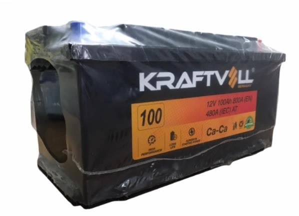 KRAFTVOLL 12V 100 AH AKÜ 800 A (EN) (353*175*175) (ALÇAK) NEW HOLLAND-LG TRAKTÖR 2009 >