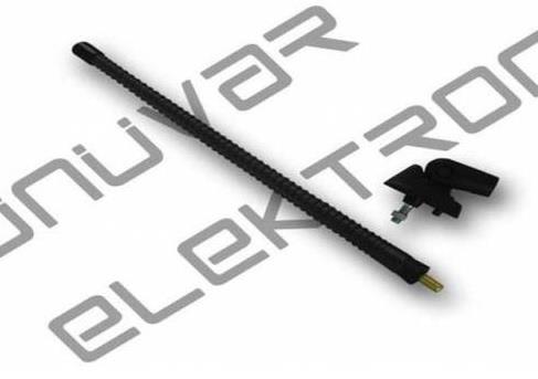 ANTEN TABANI+ÇUBUĞU (JOP ANTEN) KISA TİP (29 CM) (ELASTİK) FIAT-RENAULT-TOFAŞ