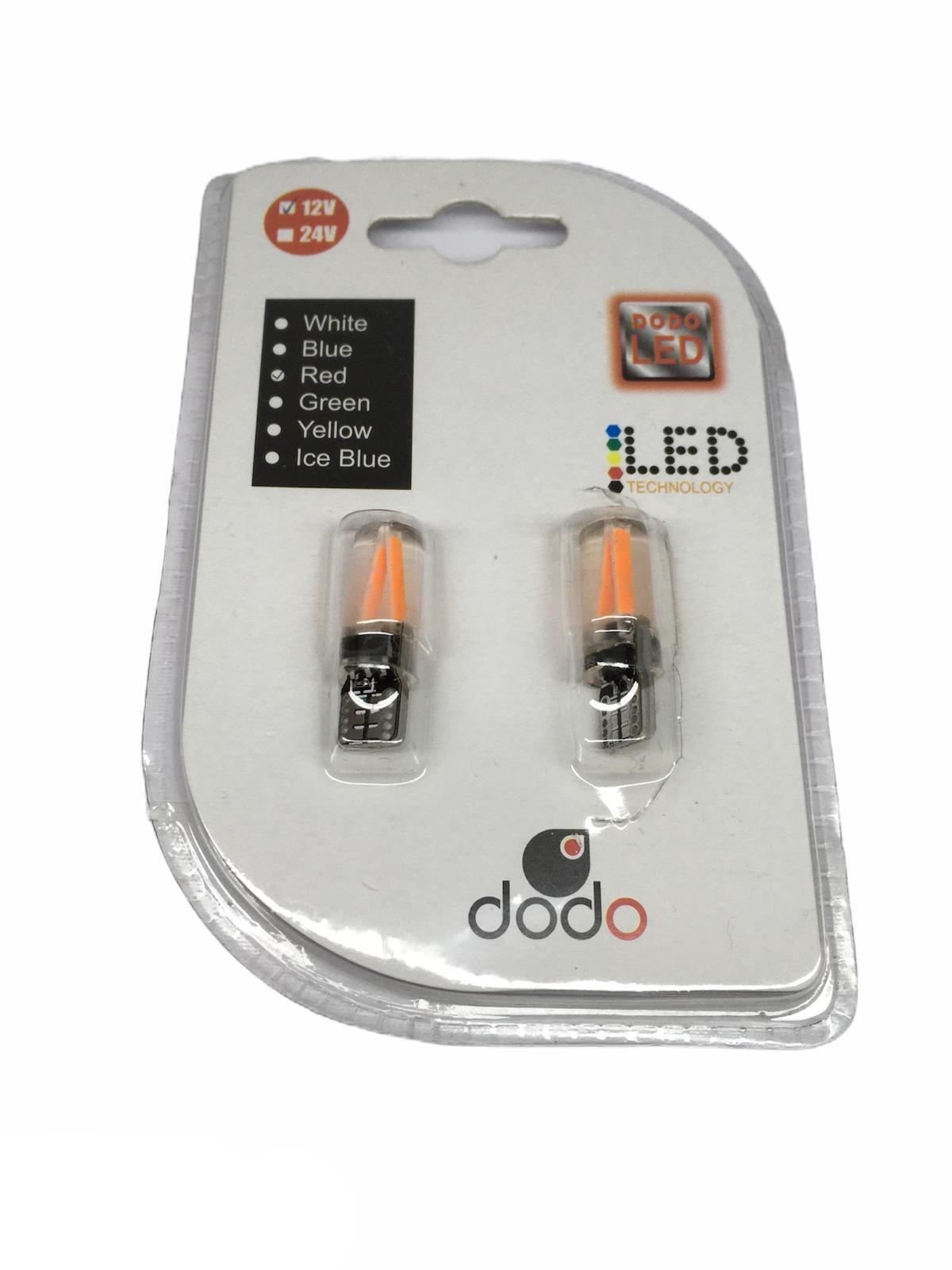12V DİPSİZ FLAMENT AMPUL T10 KIRMIZI (2 AD)
