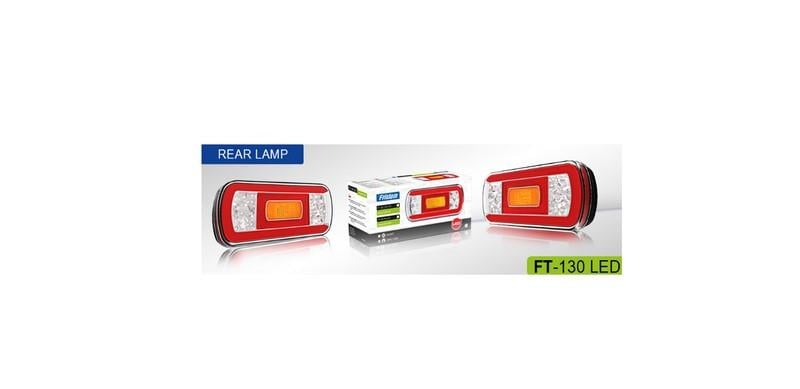 FRISTOM 12V-36V STOP LAMBASI LEDLİ (PARK-FREN-SİNYAL-GERİ VİTES) (220*100 MM) E9