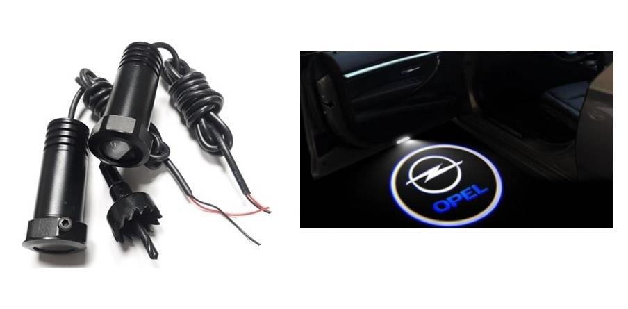 KAPI ALTI LOGO LAZER IŞIK LED 3D (OPEL) (2 AD)