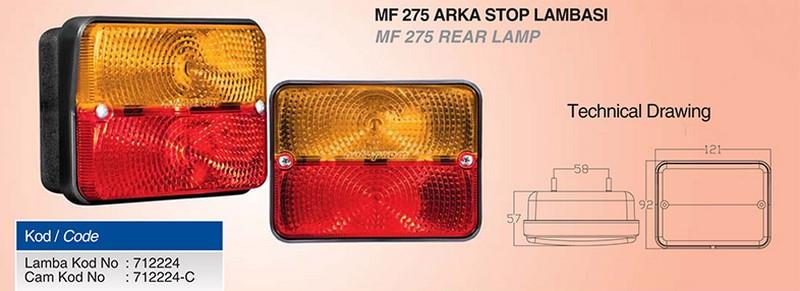ÇERAY  STOP LAMBASI MF275 TRAKTÖR