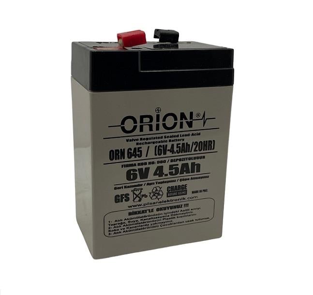 ORION 6V 4.5 AH AKÜ KURU TİP (70*48*101)