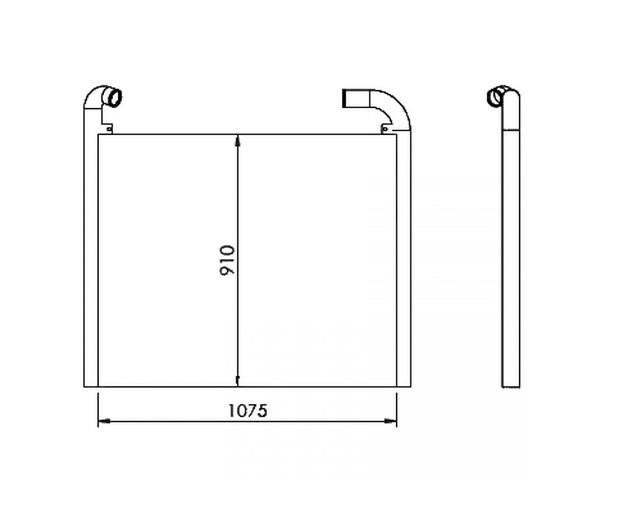 KLİMA RADYATÖRÜ HİDROMEK 300 İŞ MAKİNASI