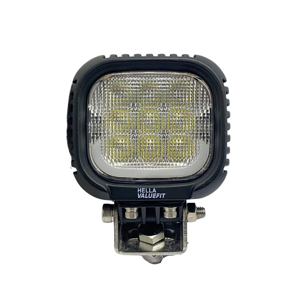 HELLA 12V-30V ÇALIŞMA LAMBASI KARE S3000 2.0 3000 LÜMEN (9 LEDLİ BEYAZ-SARI) (100*91*73 MM)