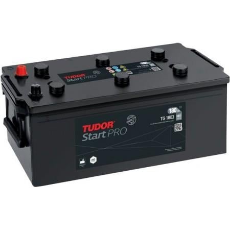 TUDOR 12V 180 AH AKÜ START PRO 1000 A (EN) (513*223*223) HD (AĞIR HİZMET)