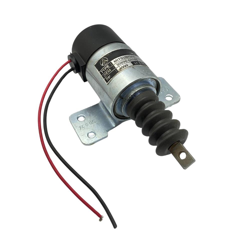 24V STOP SELENOİDİ AYAKLI (2 ÇIKIŞ KABLOLU) (PLT)