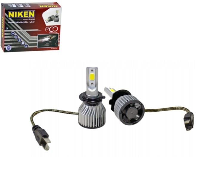 NIKEN 12V H7 COB LED XENON FAR AMPUL SETİ 6500K 8000 LÜMEN ECO