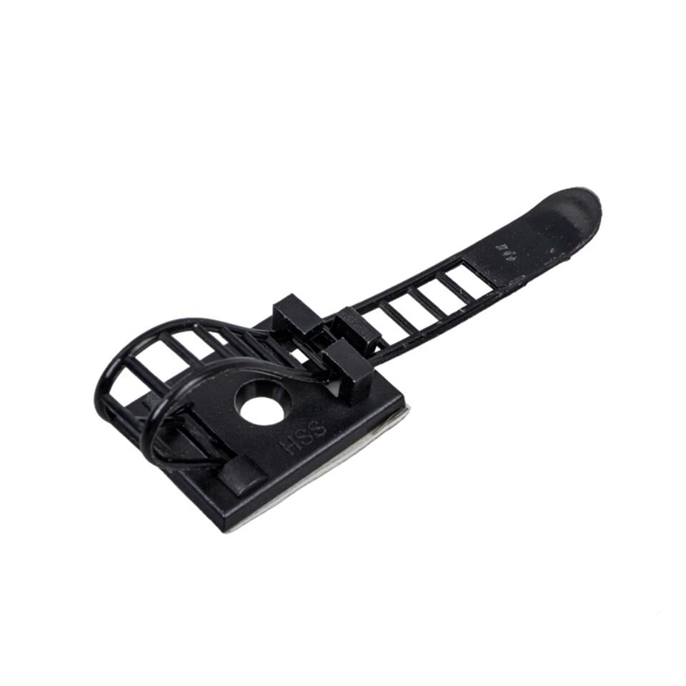 YAPIŞKAN KROŞE SİYAH (KABLO TUTUCULU) (25*17 MM)