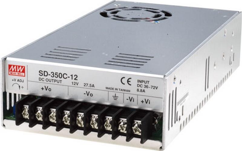 36V-72V DC GİRİŞ/12V DC ÇIKIŞ KONVERTÖR (VOLTAJ DÜŞÜRÜCÜ) (TRAFO) 27.5 A 350W (KUTULU)